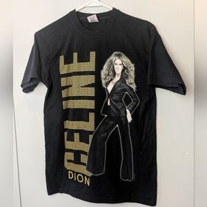 CELINE DION World Tour 2008 Fruit Of The Loom Size Small Unisex 100% Cotton